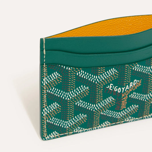 Goyard Card Wallet - Green