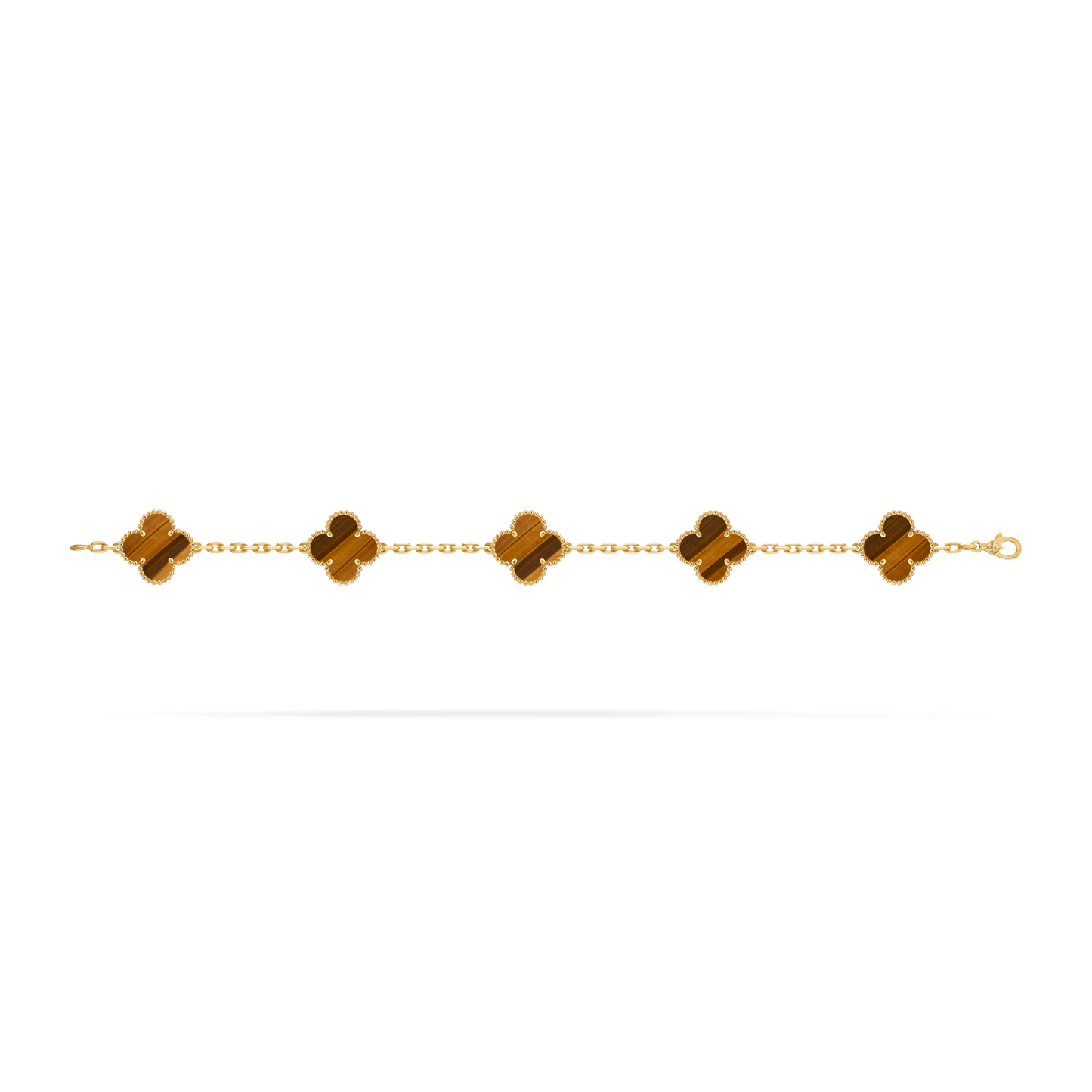 VCA, 5 Motifs Bracelet (Tiger Eye)