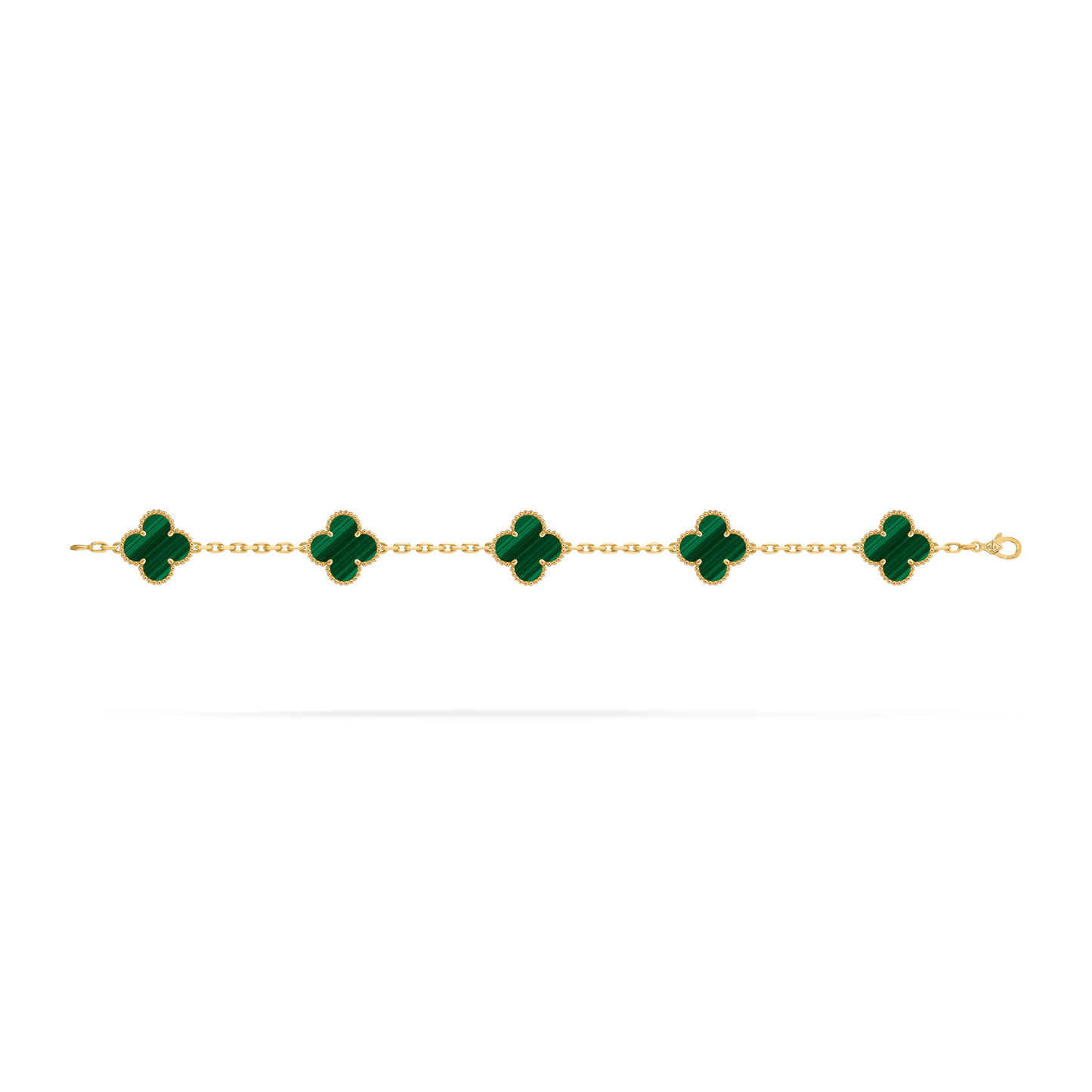 VCA, 5 Motifs Bracelet (Malachite)