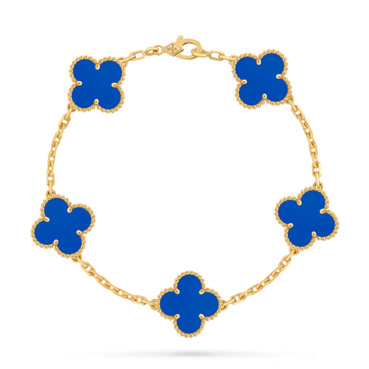 VCA, 5 Motifs Bracelet (Agate)