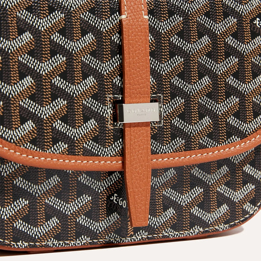 Strap MM Bag - Black & Tan