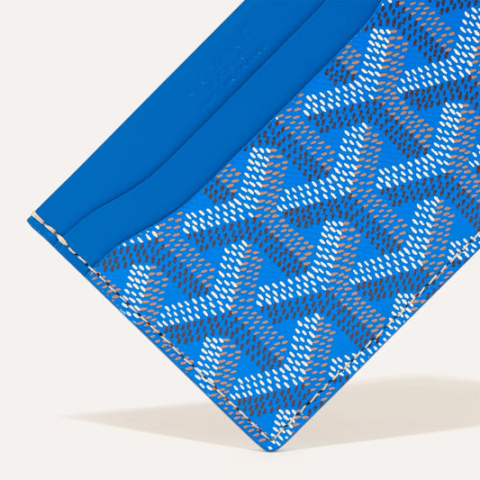 Goyard Card Wallet  - Blue