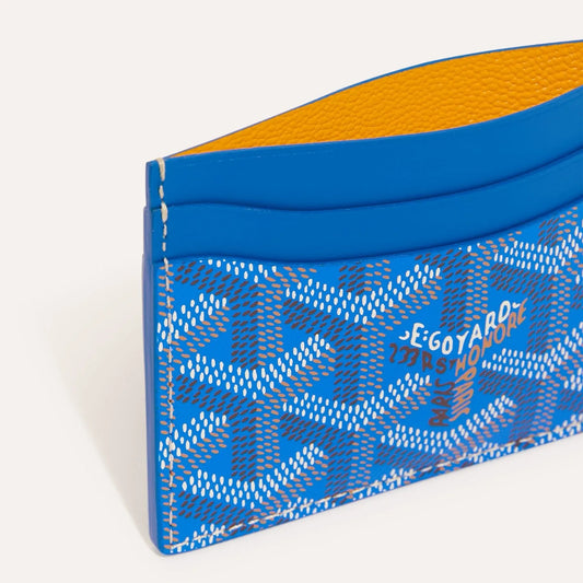 Goyard Card Wallet  - Blue